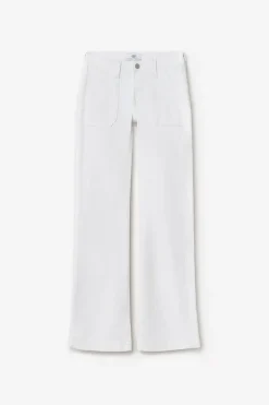Le Temps des Cerises Sormiou Flare Jeans Blanc-Femme Coupe Flare / Bootcut