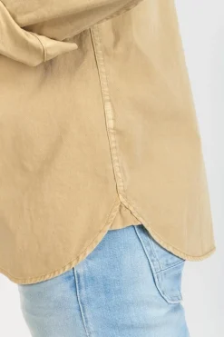 Le Temps des Cerises Surchemise Carel Beige Sable-Homme Chemises