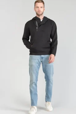 Le Temps des Cerises Sweat A Capuche Provis Noir-Homme Sweats