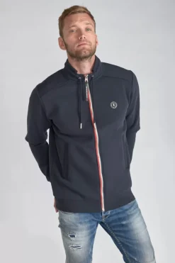 Le Temps des Cerises Sweat Goal Bleu Nuit-Homme Pulls & Cardigans