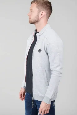 Le Temps des Cerises Sweat Goal Gris Clair-Homme Sweats