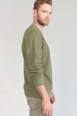 Le Temps des Cerises Sweat Riol Kaki-Homme Sweats