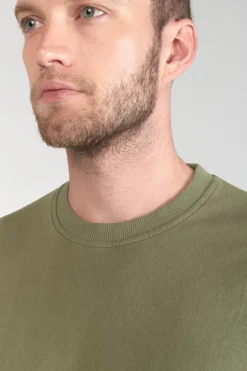 Le Temps des Cerises Sweat Riol Kaki-Homme Sweats