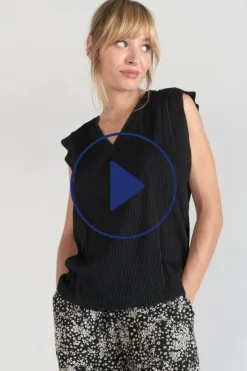 Le Temps des Cerises Top Arket Noir-Femme Tops