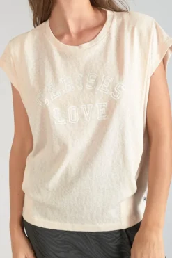 Le Temps des Cerises Top Coxy Sable-Femme T-Shirts & Débardeurs