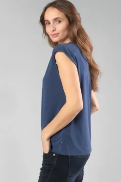 Le Temps des Cerises Top Nate Bleu Nuit-Femme T-Shirts & Débardeurs