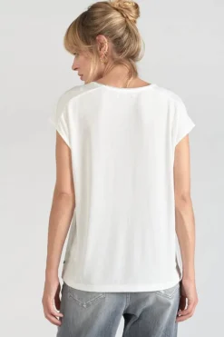 Le Temps des Cerises Top Sidy Blanc-Femme T-Shirts & Débardeurs