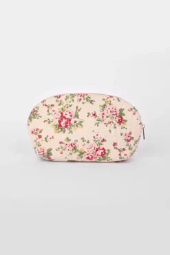 Le Temps des Cerises Trousse De Toilette Mary A Motif Fleuri Rose-Femme Sacs & Portefeuilles