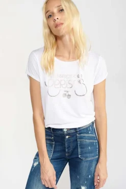 Le Temps des Cerises T-Shirt Basitrame Blanc-Femme T-Shirts & Débardeurs