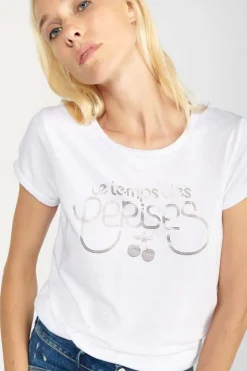 Le Temps des Cerises T-Shirt Basitrame Blanc-Femme T-Shirts & Débardeurs