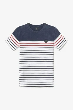 Le Temps des Cerises T-Shirt Blank A Rayures-Homme T-Shirts & Polos