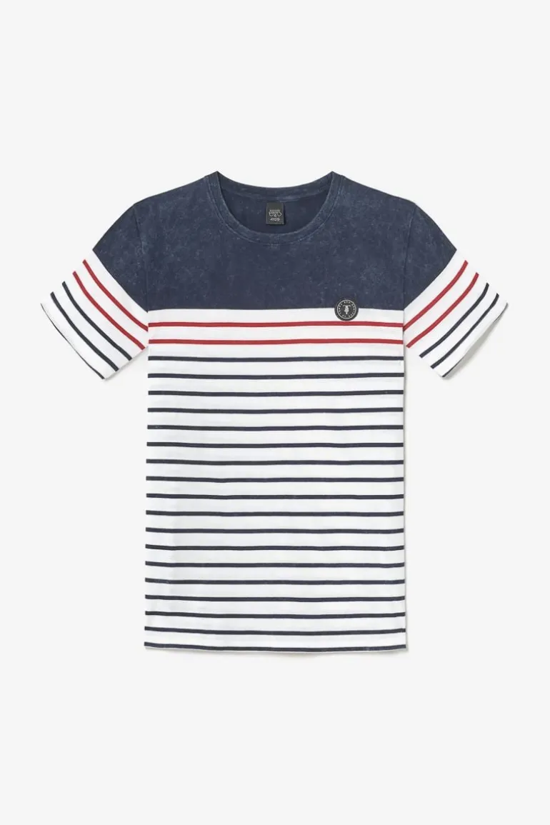 Le Temps des Cerises T-Shirt Blank A Rayures-Homme T-Shirts & Polos