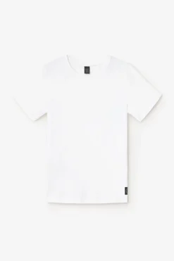 Le Temps des Cerises T-Shirt Brown Blanc-Homme T-Shirts & Polos