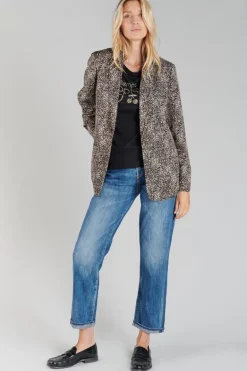 Le Temps des Cerises T-Shirt Carole Noir Imprime-Femme T-Shirts & Débardeurs