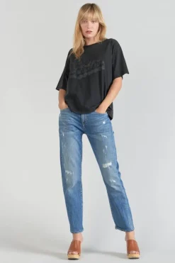 Le Temps des Cerises T-Shirt Cassio Noir-Femme T-Shirts & Débardeurs