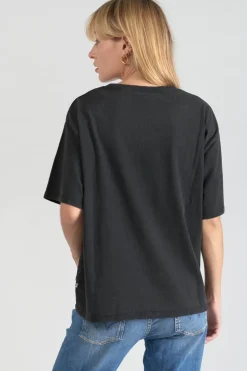 Le Temps des Cerises T-Shirt Cassio Noir-Femme T-Shirts & Débardeurs