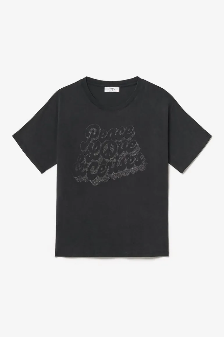 Le Temps des Cerises T-Shirt Cassio Noir-Femme T-Shirts & Débardeurs