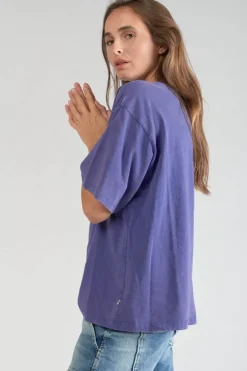 Le Temps des Cerises T-Shirt Cassio Violet-Femme T-Shirts & Débardeurs