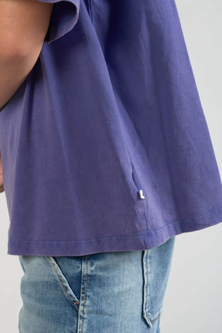 Le Temps des Cerises T-Shirt Cassio Violet-Femme T-Shirts & Débardeurs