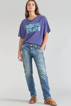 Le Temps des Cerises T-Shirt Cassio Violet-Femme T-Shirts & Débardeurs