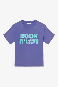 Le Temps des Cerises T-Shirt Cassio Violet-Femme T-Shirts & Débardeurs