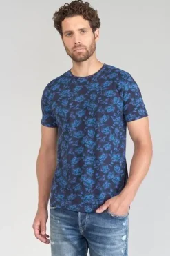 Le Temps des Cerises T-Shirt Conit A Motif Feuilles-Homme T-Shirts & Polos