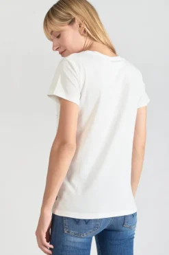 Le Temps des Cerises T-Shirt Frankie Creme Imprime-Femme T-Shirts & Débardeurs