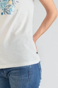 Le Temps des Cerises T-Shirt Frankie Creme Imprime-Femme T-Shirts & Débardeurs