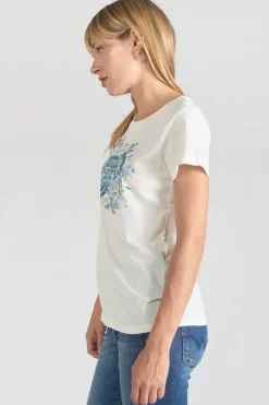 Le Temps des Cerises T-Shirt Frankie Creme Imprime-Femme T-Shirts & Débardeurs