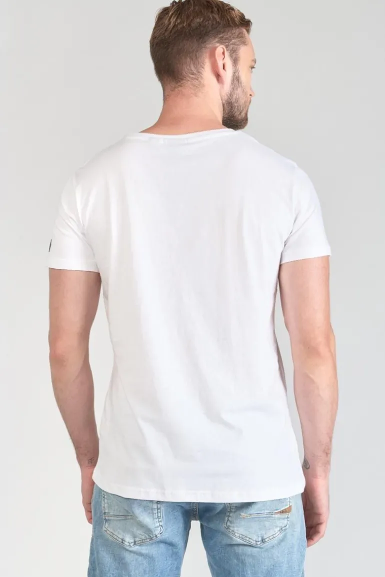 Le Temps des Cerises T-Shirt Gan Blanc Imprime-Homme T-Shirts & Polos