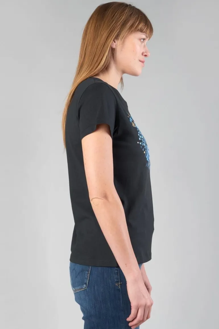 Le Temps des Cerises T-Shirt Gracy Noir Imprime-Femme T-Shirts & Débardeurs