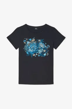 Le Temps des Cerises T-Shirt Gracy Noir Imprime-Femme T-Shirts & Débardeurs
