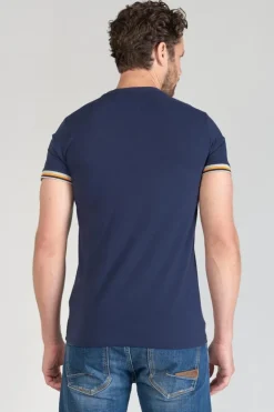 Le Temps des Cerises T-Shirt Grale Bleu Marine-Homme T-Shirts & Polos