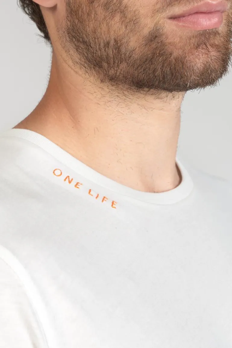 Le Temps des Cerises T-Shirt Ian Blanc Imprime-Homme T-Shirts & Polos