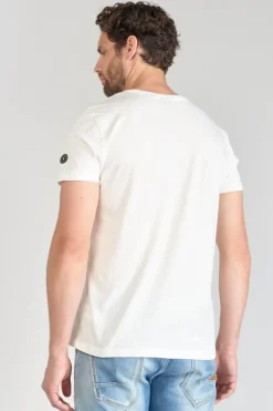 Le Temps des Cerises T-Shirt Ian Blanc Imprime-Homme T-Shirts & Polos