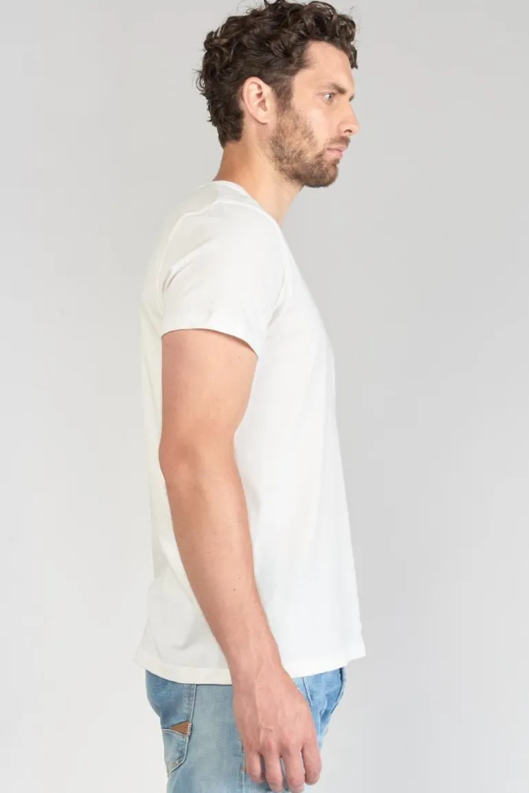 Le Temps des Cerises T-Shirt Ian Blanc Imprime-Homme T-Shirts & Polos