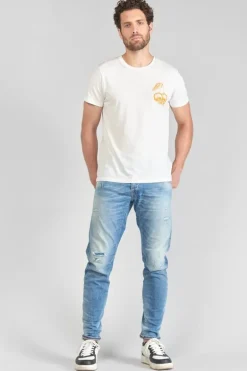Le Temps des Cerises T-Shirt Ian Blanc Imprime-Homme T-Shirts & Polos