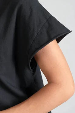 Le Temps des Cerises T-Shirt Miya Noir Imprime-Femme T-Shirts & Débardeurs