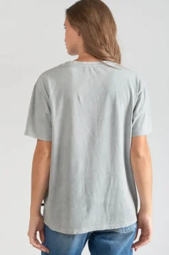Le Temps des Cerises T-Shirt Nixon Gris Clair Delave-Femme T-Shirts & Débardeurs