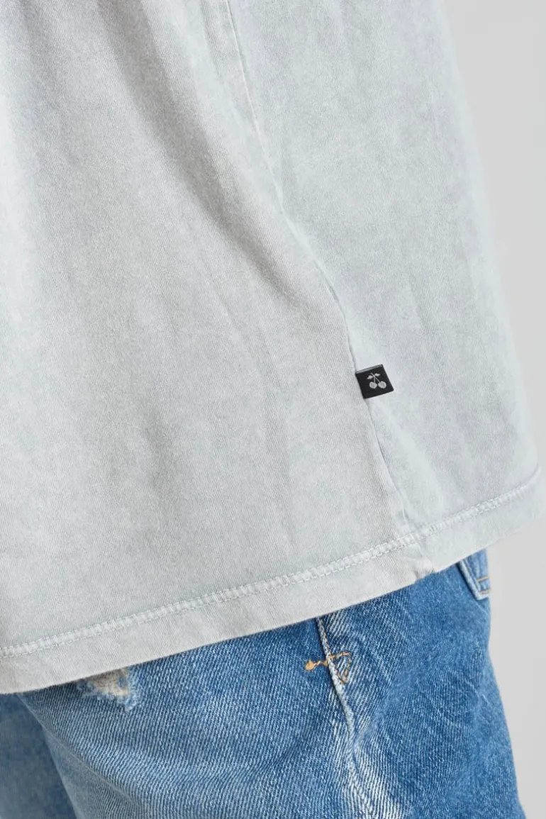 Le Temps des Cerises T-Shirt Nixon Gris Clair Delave-Femme T-Shirts & Débardeurs