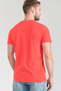 Le Temps des Cerises T-Shirt Paia Corail-Homme T-Shirts & Polos