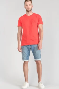 Le Temps des Cerises T-Shirt Paia Corail-Homme T-Shirts & Polos