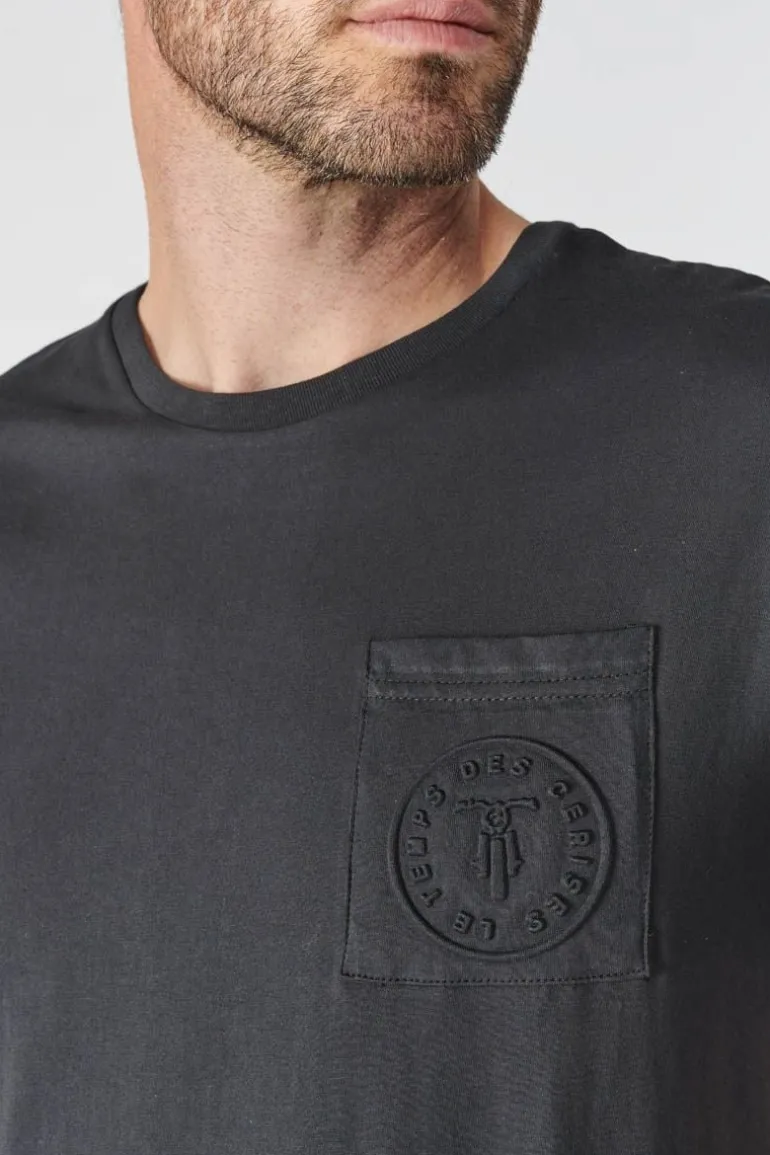 Le Temps des Cerises T-Shirt Paia Noir-Homme T-Shirts & Polos