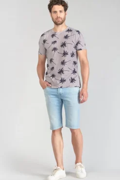 Le Temps des Cerises T-Shirt Robles A Motif Palmier-Homme T-Shirts & Polos