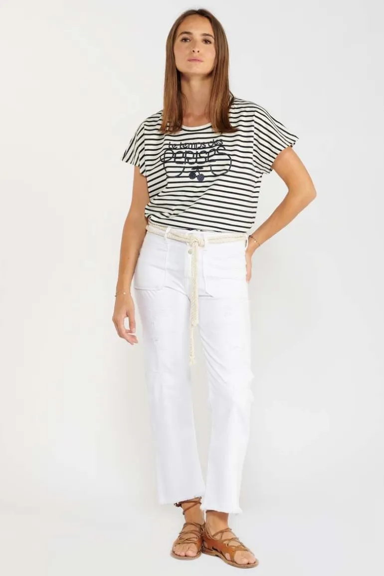 Le Temps des Cerises T-Shirt Sailor Mariniere-Femme T-Shirts & Débardeurs