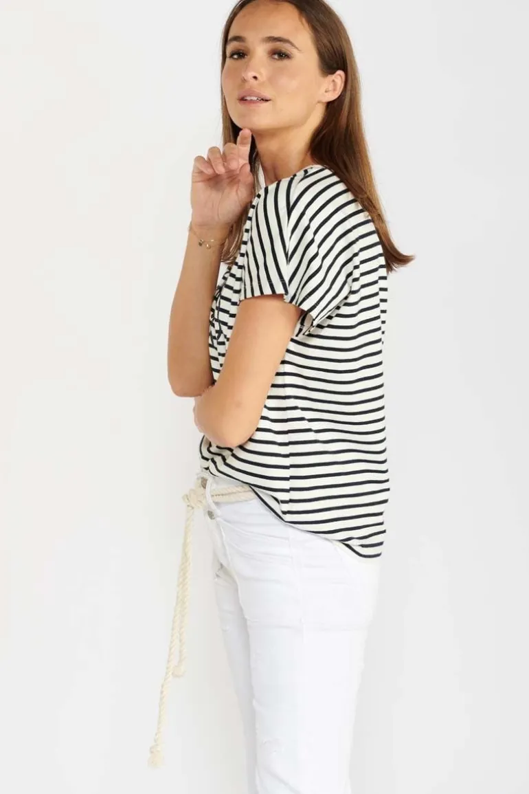 Le Temps des Cerises T-Shirt Sailor Mariniere-Femme T-Shirts & Débardeurs