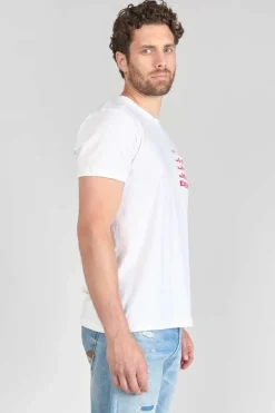 Le Temps des Cerises T-Shirt Saros Blanc-Homme T-Shirts & Polos