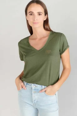 Le Temps des Cerises T-Shirt Smallvtrame Kaki-Femme T-Shirts & Débardeurs