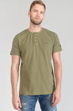 Le Temps des Cerises T-Shirt Talem Kaki-Homme T-Shirts & Polos
