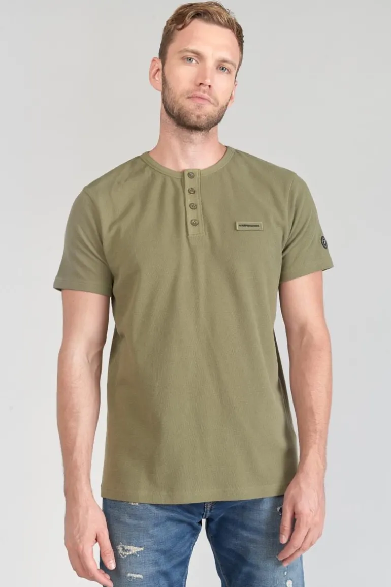 Le Temps des Cerises T-Shirt Talem Kaki-Homme T-Shirts & Polos
